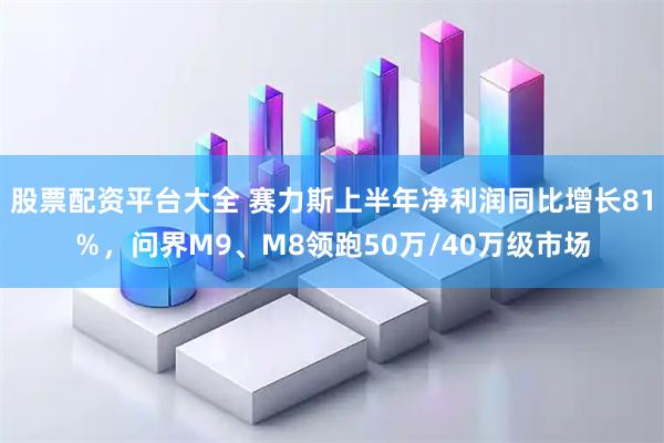 股票配资平台大全 赛力斯上半年净利润同比增长81％，问界M9、M8领跑50万/40万级市场
